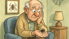 Виц: Дядо ми го ухапа паяк...