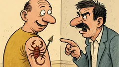 Виц: Страхотна татуировка – хлебарка с копие