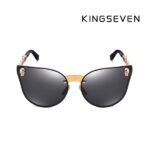 KINGSEVEN big cat eye черно и златно